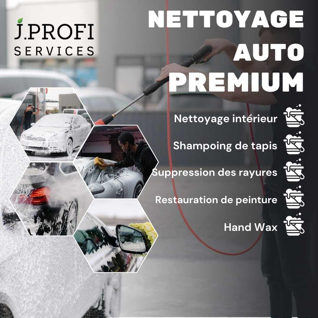 Jprofi Services (1) Nettoyage auto à domicile Lille, Lavage voiture à domicile Lille, Nettoyage voiture Lille, Lavage auto Lille, Nettoyage intérieur voiture Lille, Nettoyage extérieur voiture Lille, Détailing auto Lille, Polissage voiture Lille, Lustrage voiture Lille, Shampoing intérieur voiture Lille, Désinfection voiture Lille, Nettoyage tapis voiture Lille